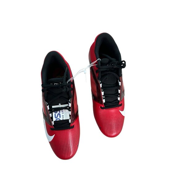 NEW Nike Alpha Menace 4 Pro Football Cleats Red White FD7037-600 Men’s Sz 12 - Picture 5 of 11